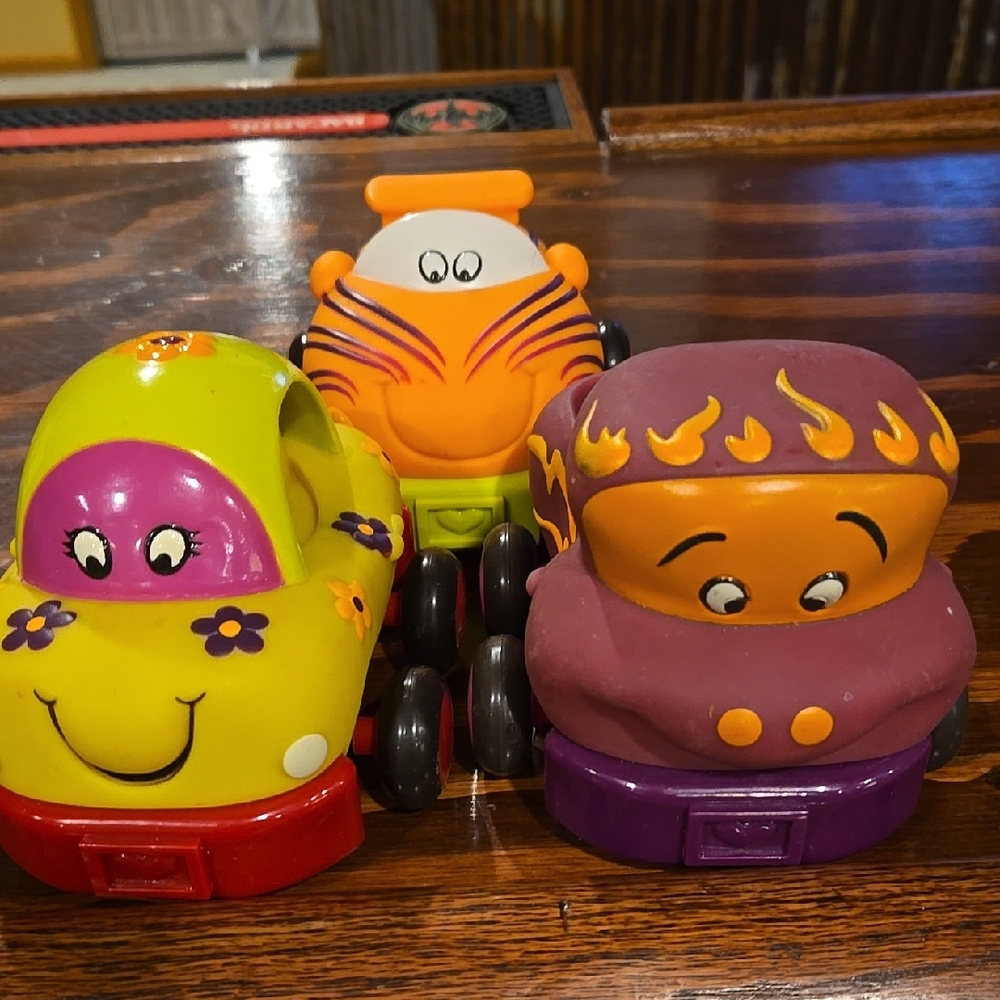 B. Toys 3 Pull-Back Toy Vehicles - Wheeee-ls!
